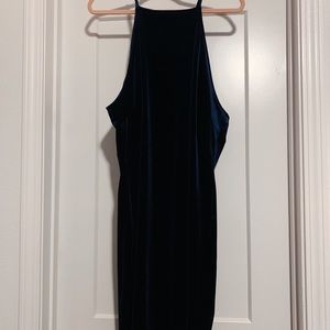 Forever 21 velvet midi dress